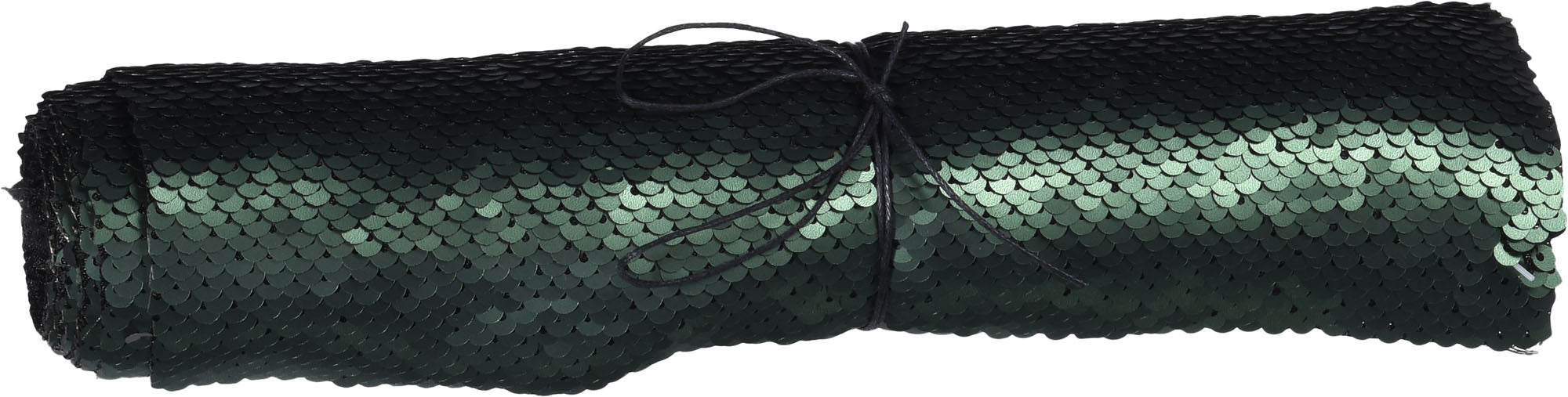 TESSUTO DECORATIVO 25X125CM CON PAILLETTES VERDE