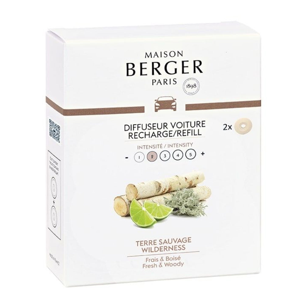 COFANETTO 2 RICARICHE PER DIFFUSORE AUTO TERRE SAUVAGE 125ML