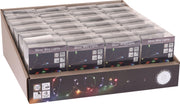 80 MICROLED LINEARI LUCI MULTICOLOR A BATTERIA CON GIOCHI DI LUCE