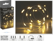 LUCI DI NATALE LED, 95CM, 20 LED, BIANCO CALDO