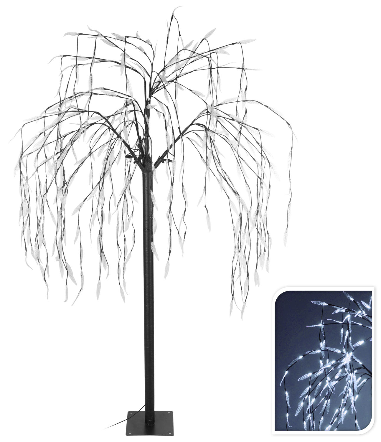 ALBERO 400 LED BIANCO FREDDO 180CM