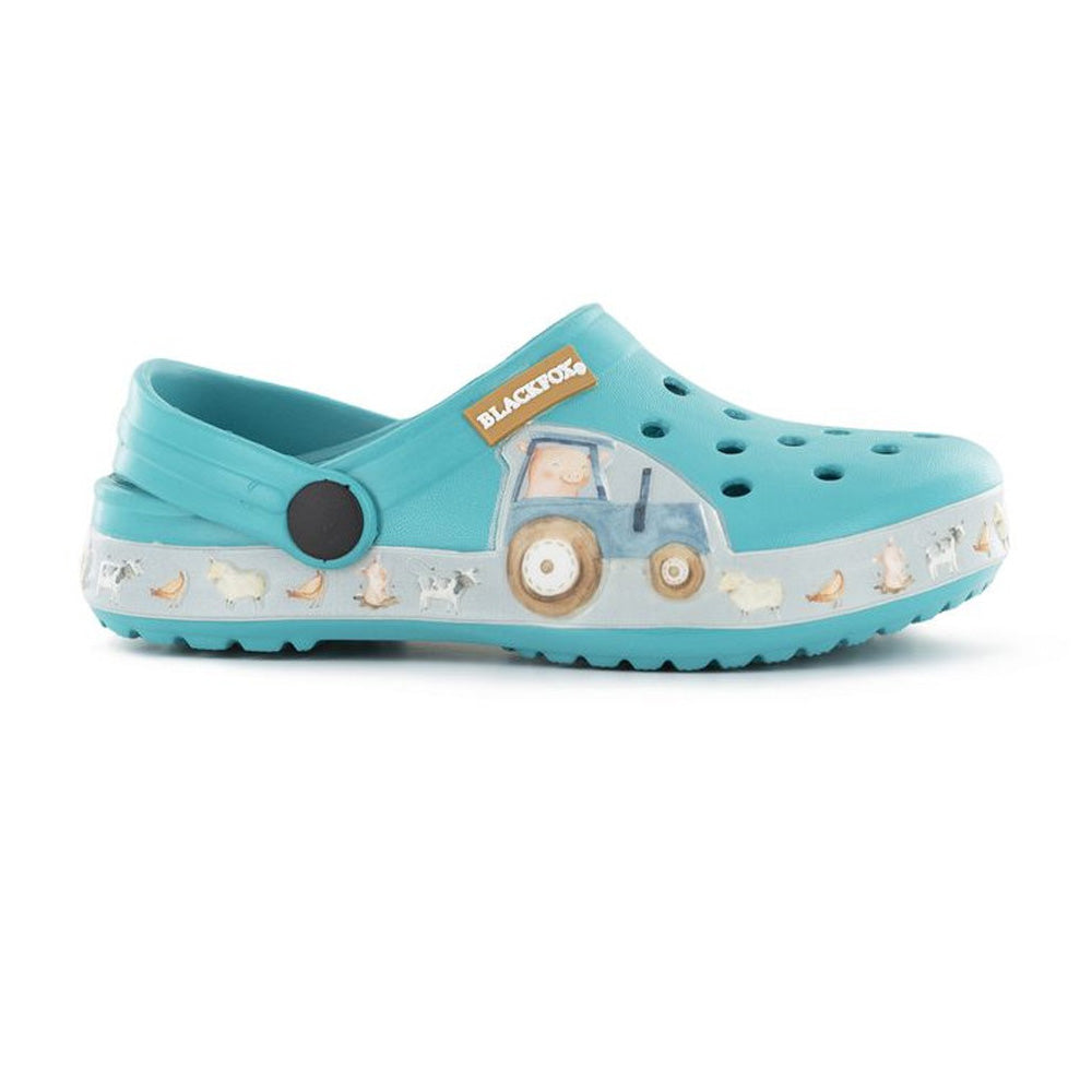 CIABATTE SABOT DA BAMBINO TG.26/27 BLEU FARMER