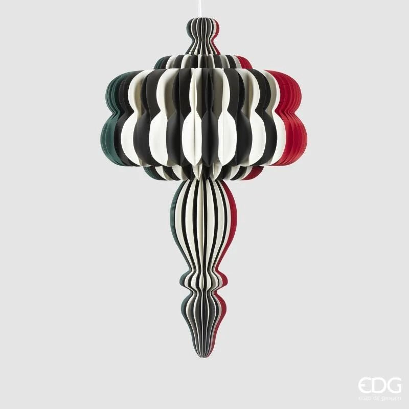 Decorazione Origami Trottola da Appendere H.80 D.49 Multicolore