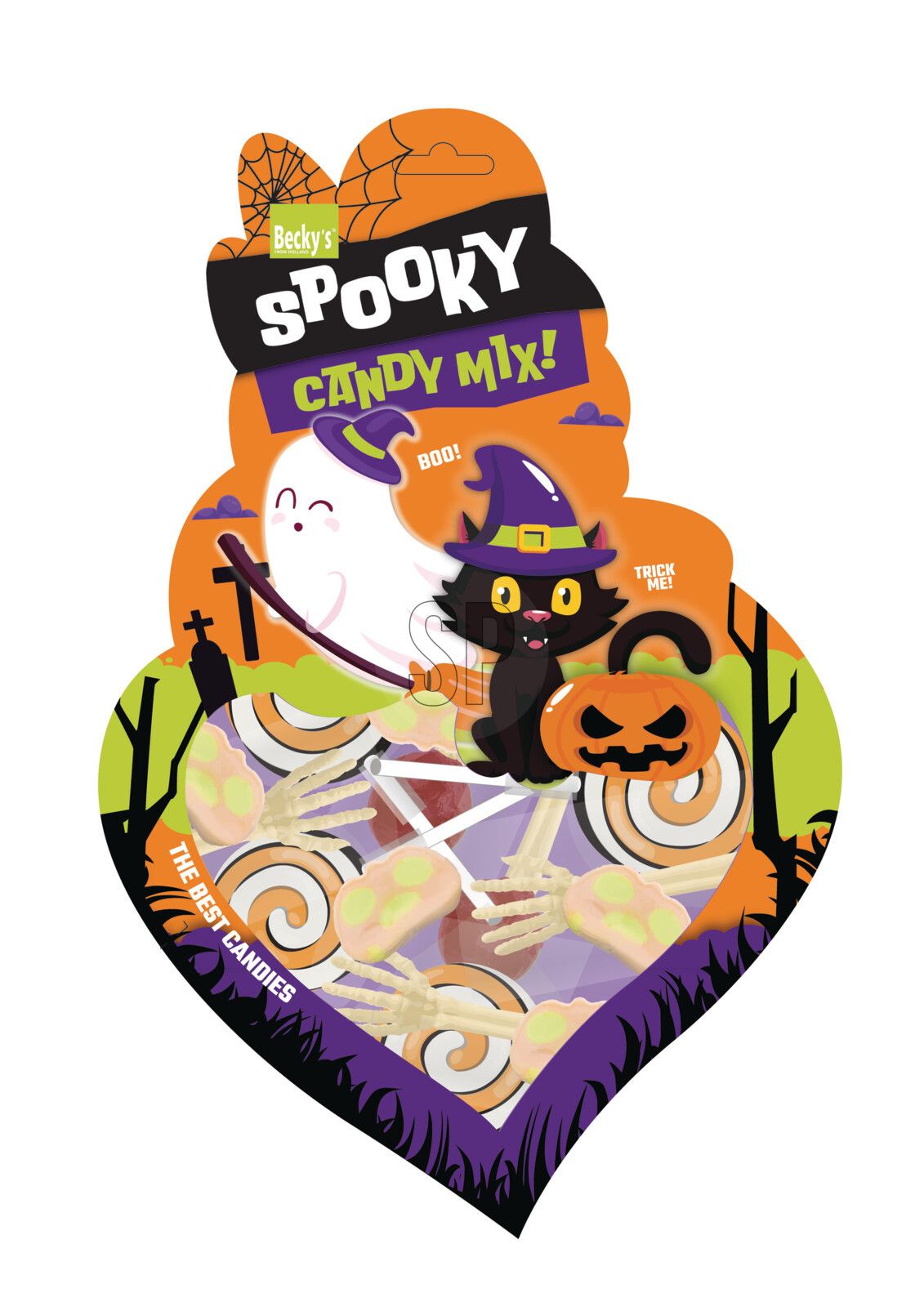 Mix di dolciumi di Halloween, 15 pezzi, 130 grammi