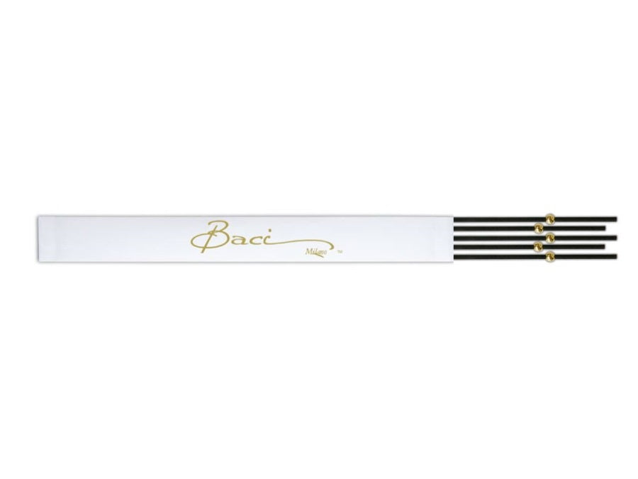 BASTONCINI DIFFURE 5 PZ 5X25CM CM IN FIBRA GOLD RING NERO