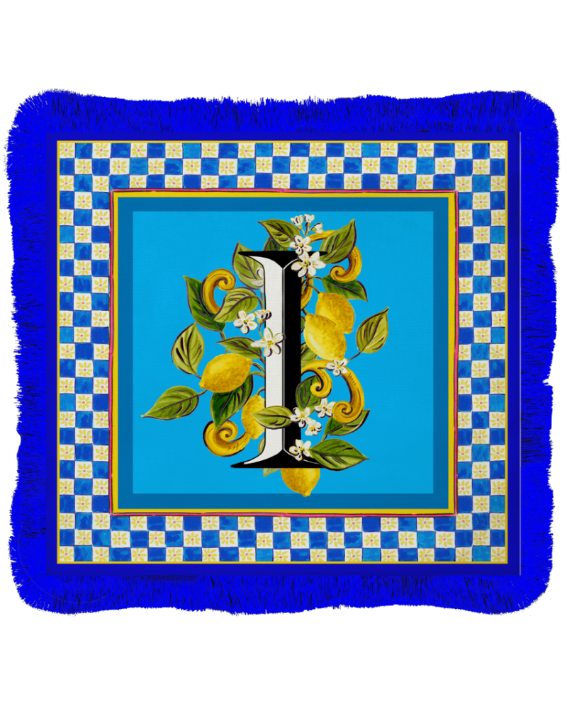 TOVAGLIETTA AMERICANA "I" 38X38 CM - ORTIGIA