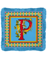 TOVAGLIETTA AMERICANA "P" 38X38 CM - ORTIGIA