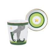 TAZZA CON PIATTINO/COPERCHIO ELFO