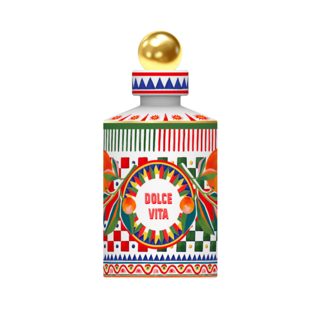 BOTTIGLIA MAXI "DOLCE VITA" IN PORCELLANA 700ML 20CM