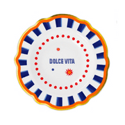 PIATTO FONDO DOLCE VITA D23CM IN PORCELLANA
