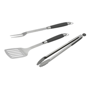 SET BBQ PEPE NERO CON FORCHETTONE, PINZA E SPATOLA