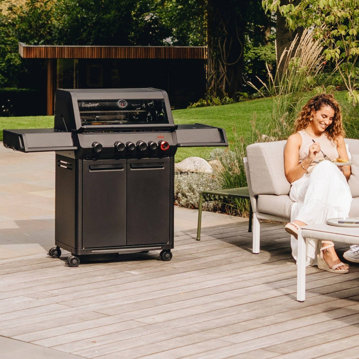 Barbecue a Gas Monroe Pro 4 SIK Turbo Shadow New ENDERS - immagine 10