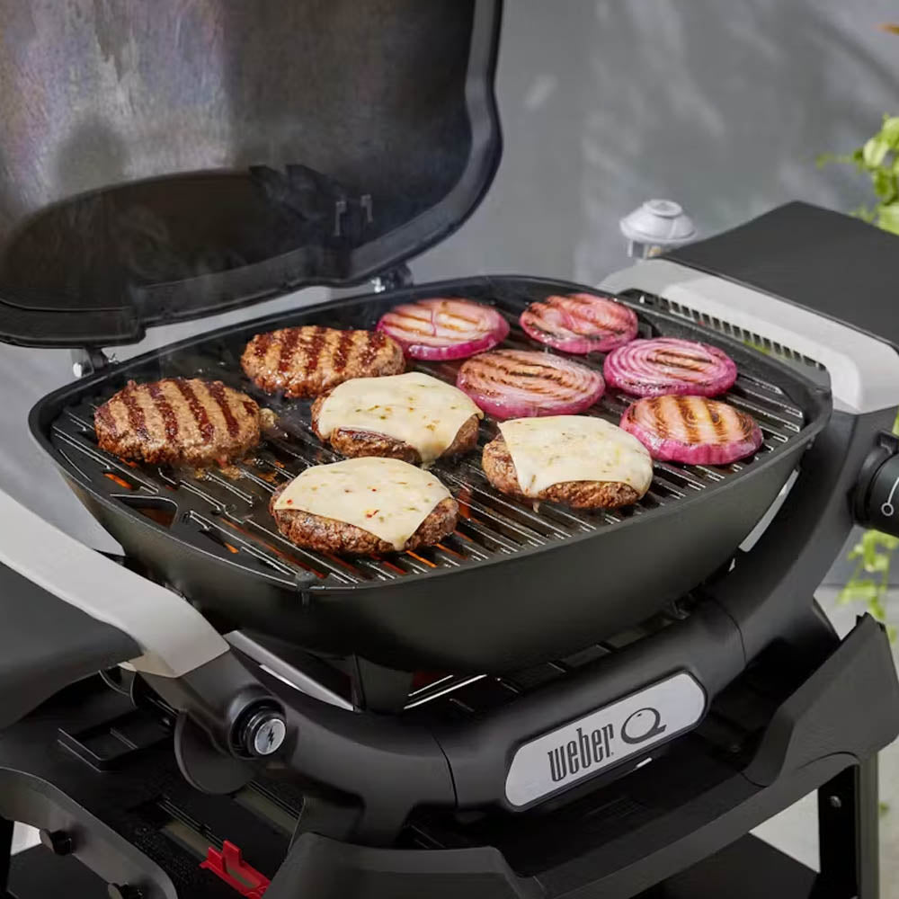 BARBECUE A GAS Q1200N CON RIPIANI LATERALI E STAND