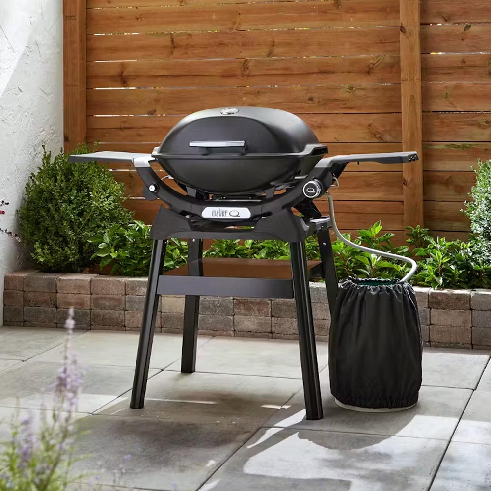 BARBECUE A GAS Q2200N CON RIPIANI LATERALI E STAND