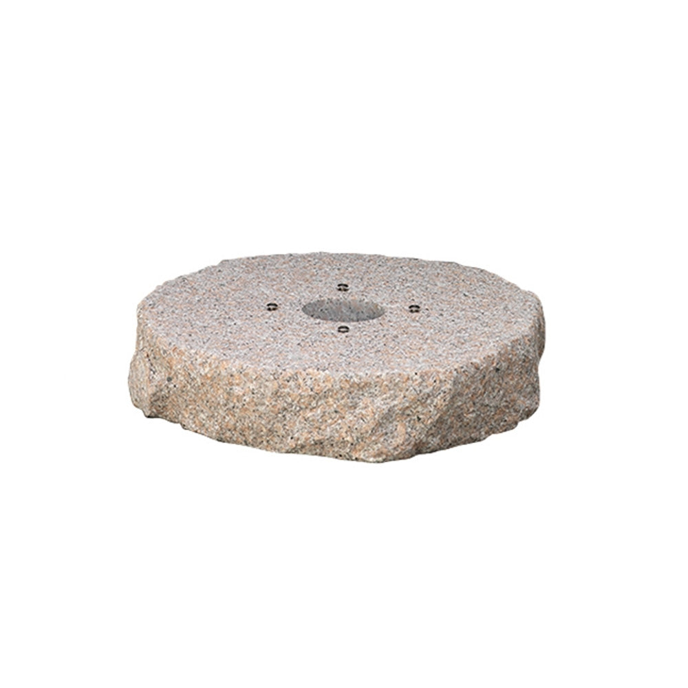 BASE FONTANA IN GRANITO ROSA D.40CM PREFORATA