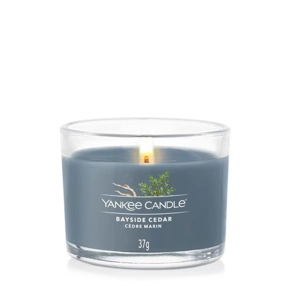 CANDELA VOTIVE IN VETRO SINGOLA BAYSIDE CEDAR
