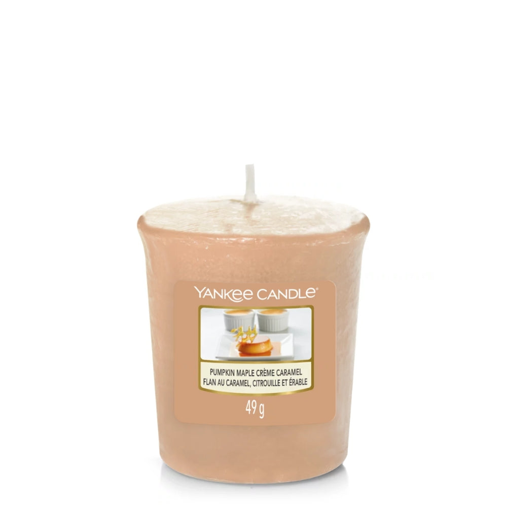 CANDELA VOTIVE PUMPKIN MAPLE CRÈME CARAMEL