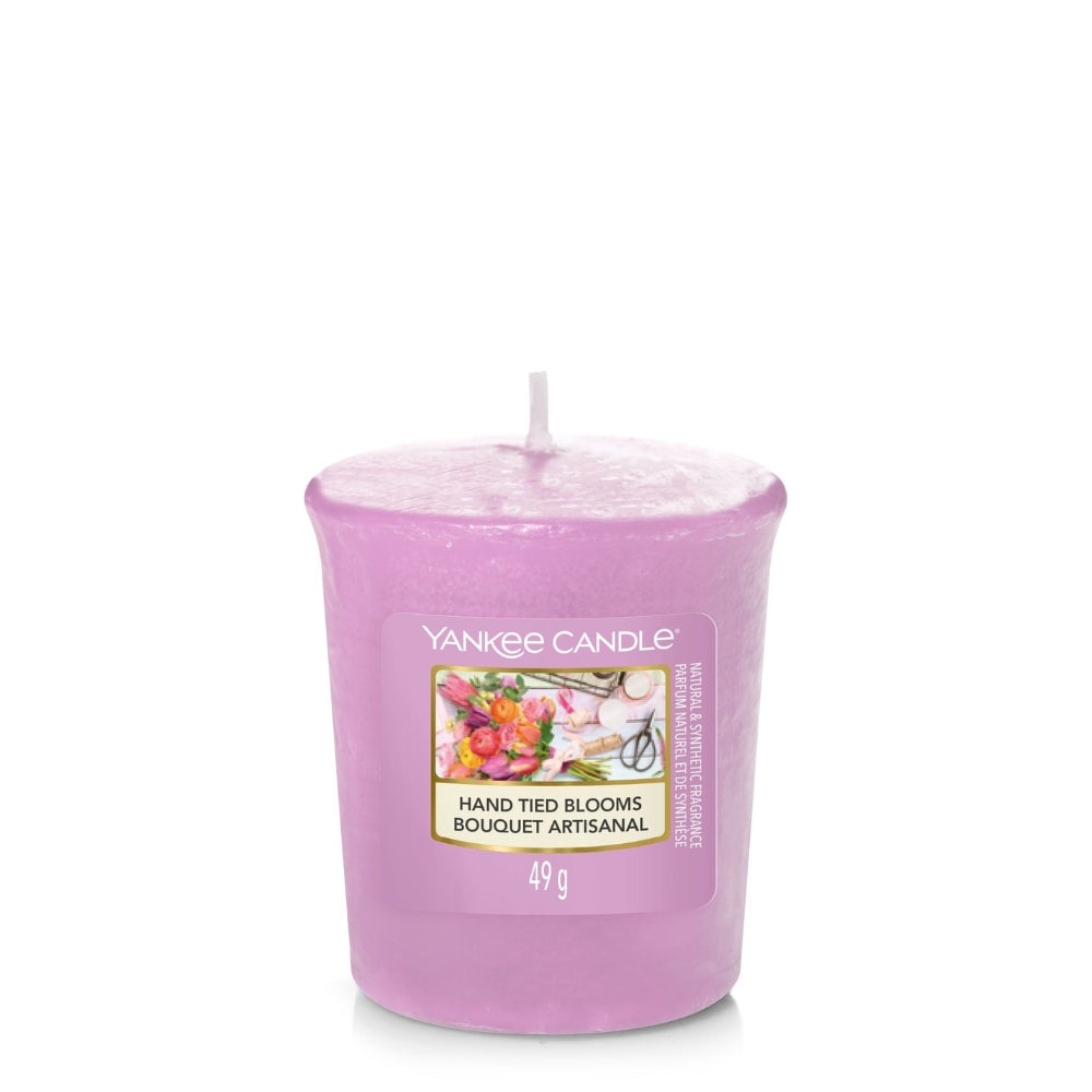 SAMPLER CANDELA VOTIVE HAND TIED BLOOMS