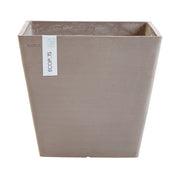 VASO QUADRATO ROTTERDAM TORTORA 30X30XH26,5CM