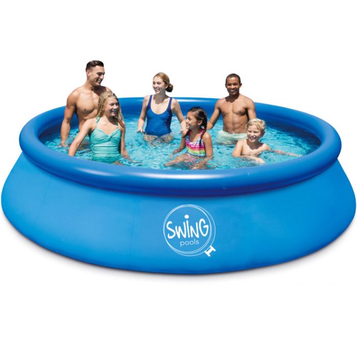 PISCINA ROTONDA GONFIABILE 366X84 CM CON POMPA FILTRO