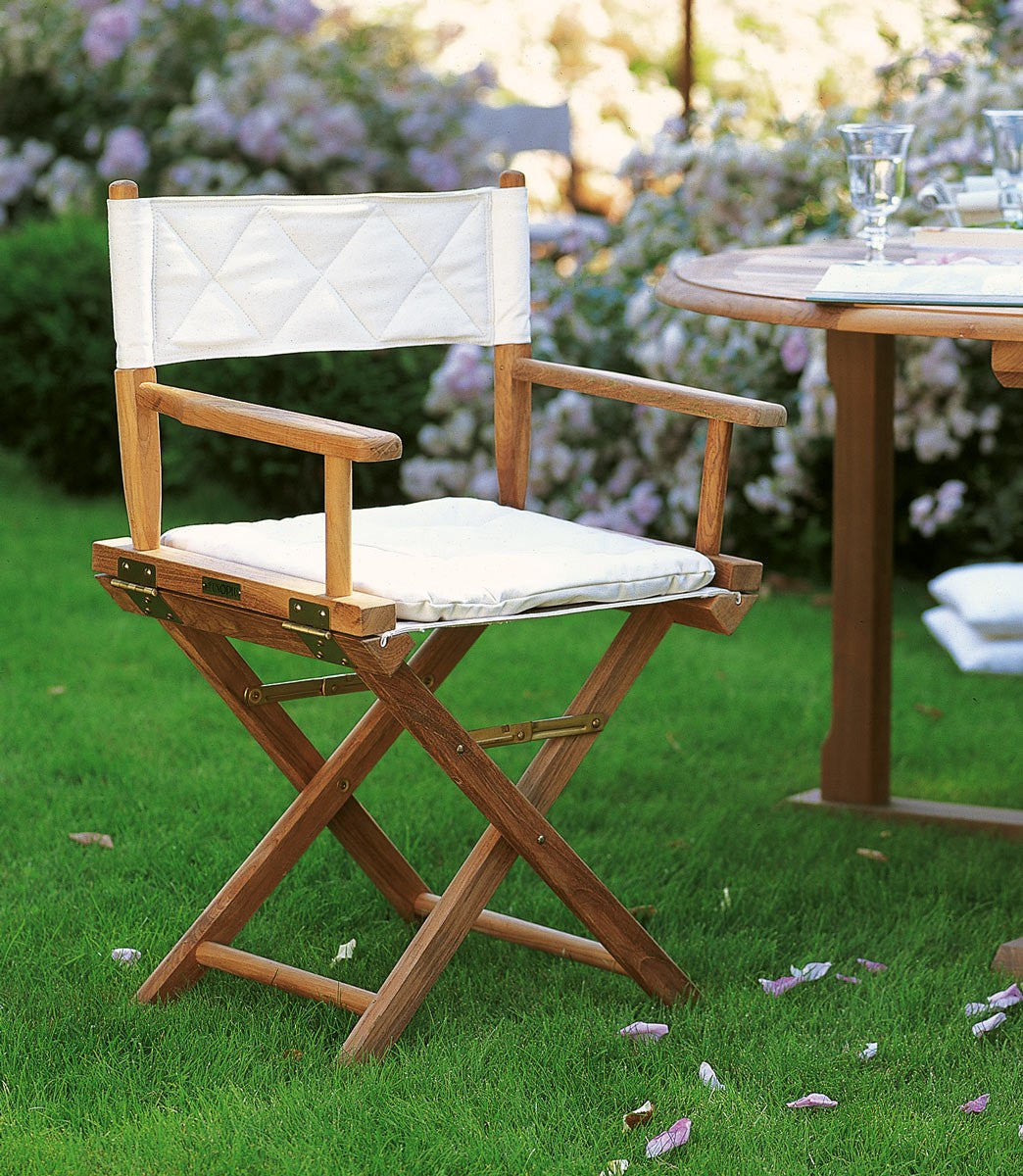 POLTRONA TEAK GINGER CON CUSCINERIA