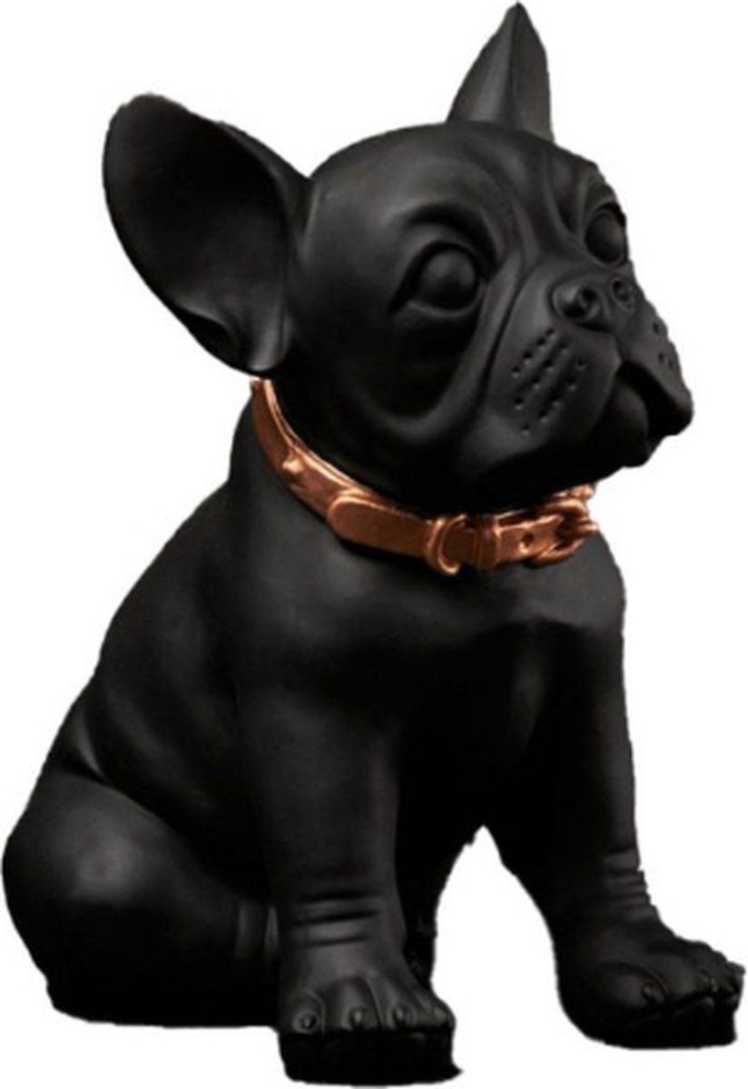 BLOGO Statua Bulldog Ruggiero H25cm Nero