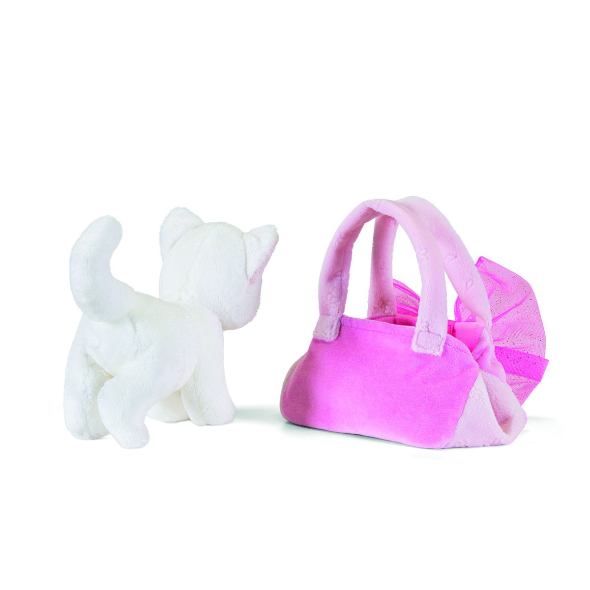 Peluche Gatto in Borsa con Fiocco TRUDI - immagine 3
