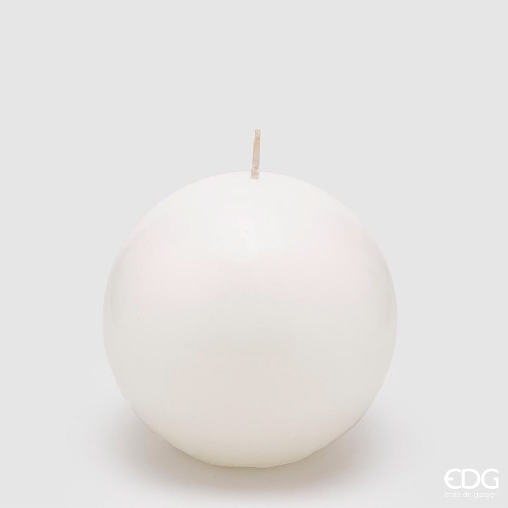 CANDELA SFERA D.10 BIANCO EDG