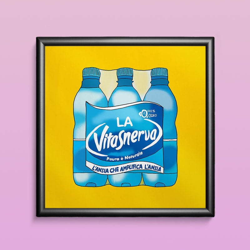 OFFERTA CORNICE E POSTER VITA SNERVA 20X20CM