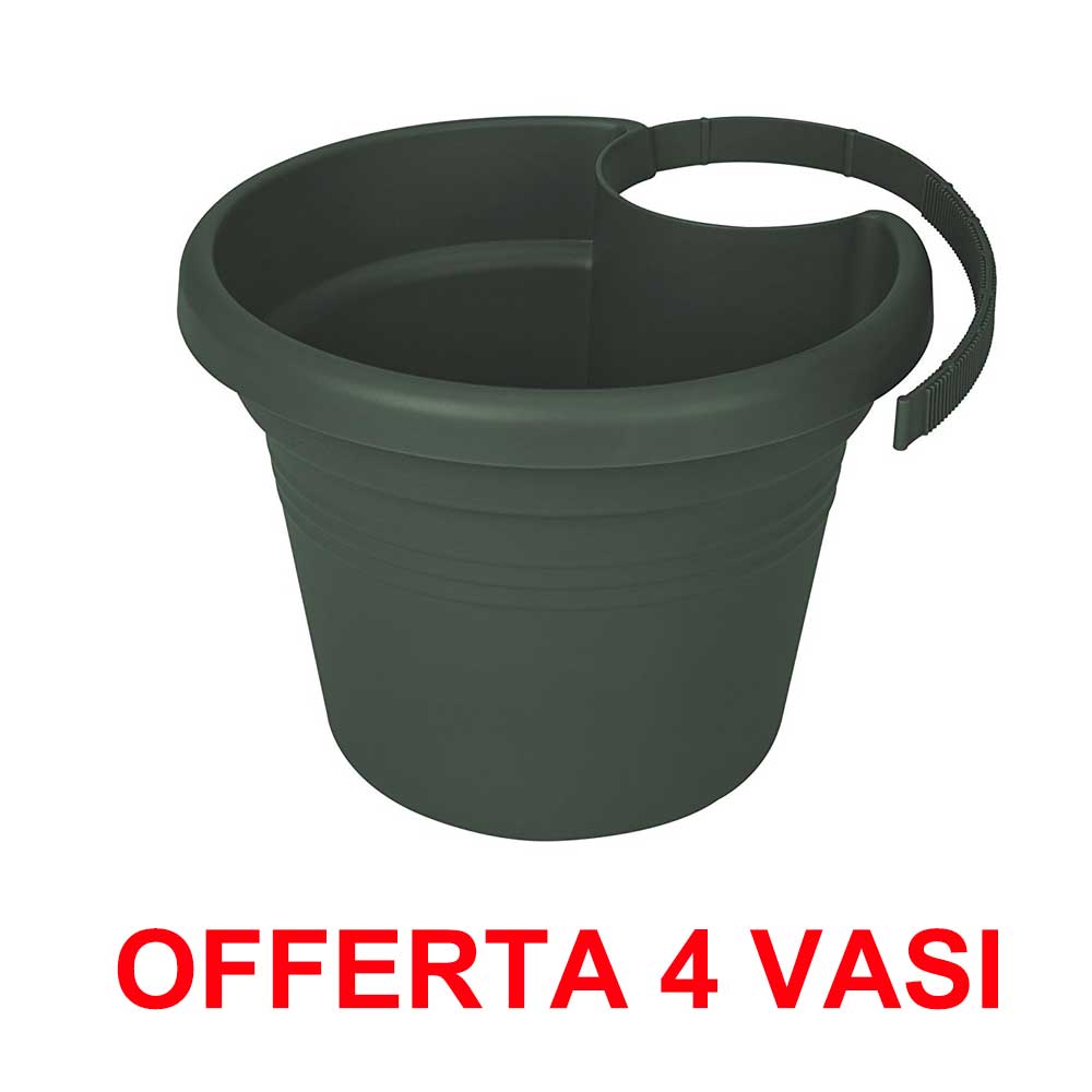 OFFERTA 4 VASO GREEN BASICS DRAINPIPE CLICKER VERDE