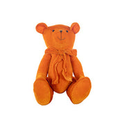 ORSO PELUCHE IN VELLUTO ARANCIONE 40 CM