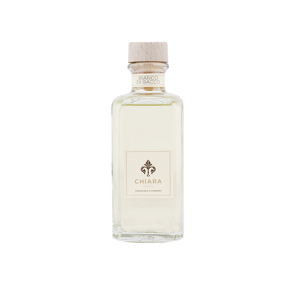 DIFFUSORE CON BASTONCINI 100ML FRAGRANZA BIANCO DI BACCO