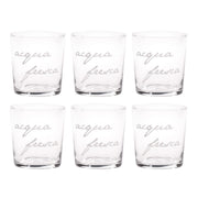 Set 6 bicchieri "Acqua Fresca" 37cl