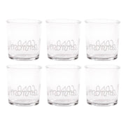Set 6 bicchieri "Casa della Nonna" 37cl