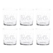 Set 6 bicchieri con bolle 37cl