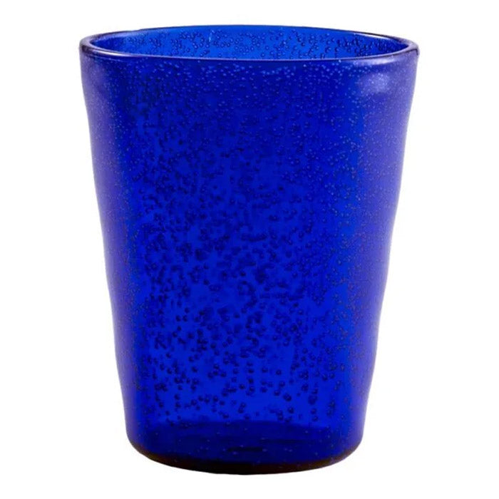 BICCHIERE IN VETRO SOFFIATO BLU