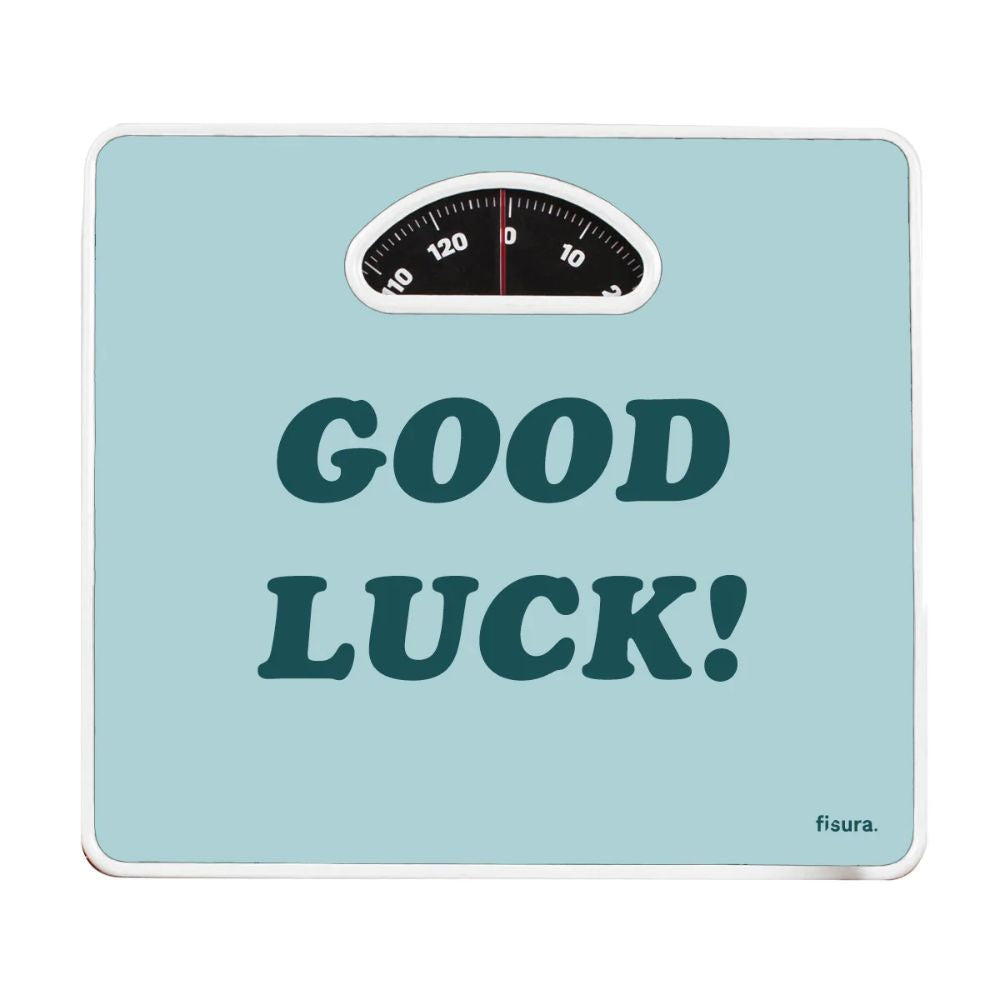 BILANCIA PESAPERSONE "GOOD LUCK" AZZURRA