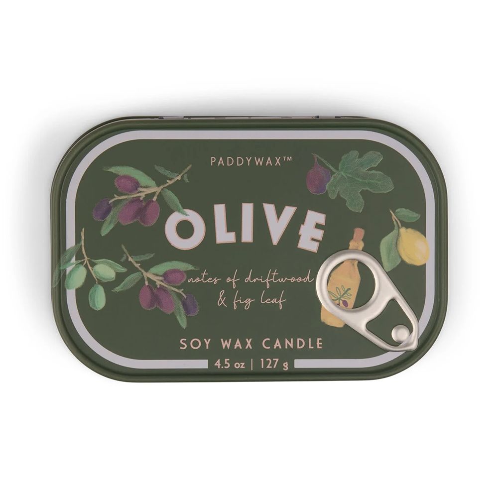 CANDELA IN SCATOLETTA BISTRO OLIVE 127 G