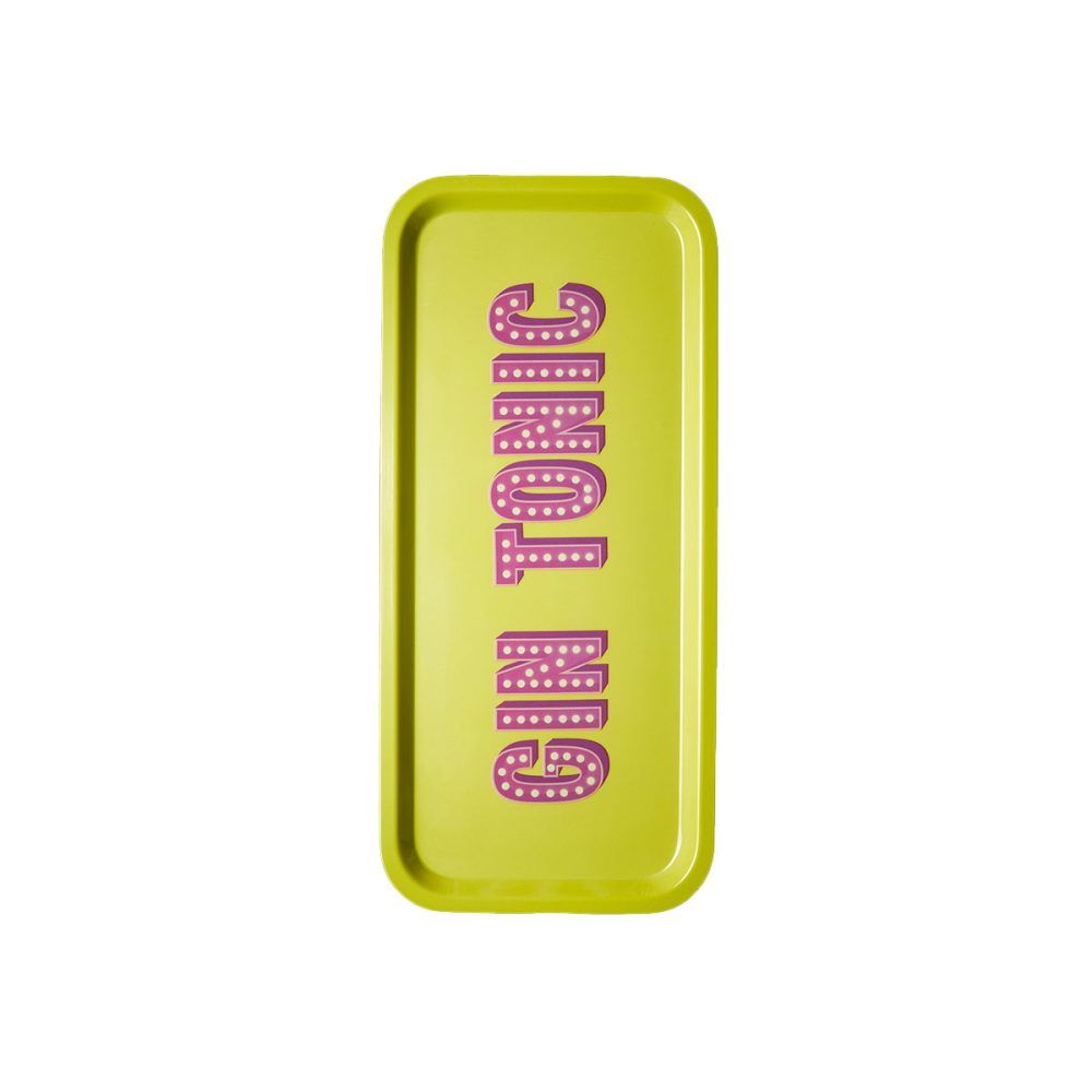 BLOGO Vassoio Gin Tonic Piccolo 32,8x15xH1cm