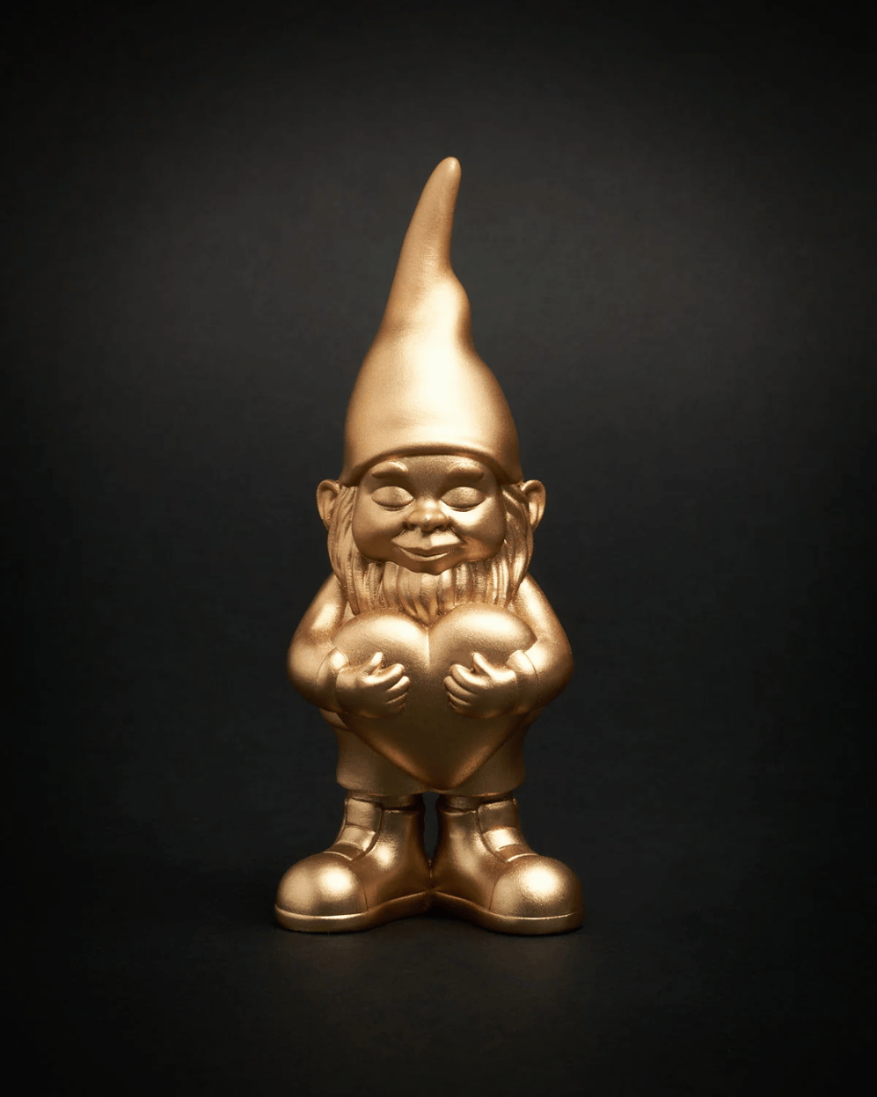 STATUETTA LOVER GOLD 12 CM