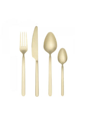 SET POSATE 16 PEZZI LINEA STELLA CHAMPAGNE