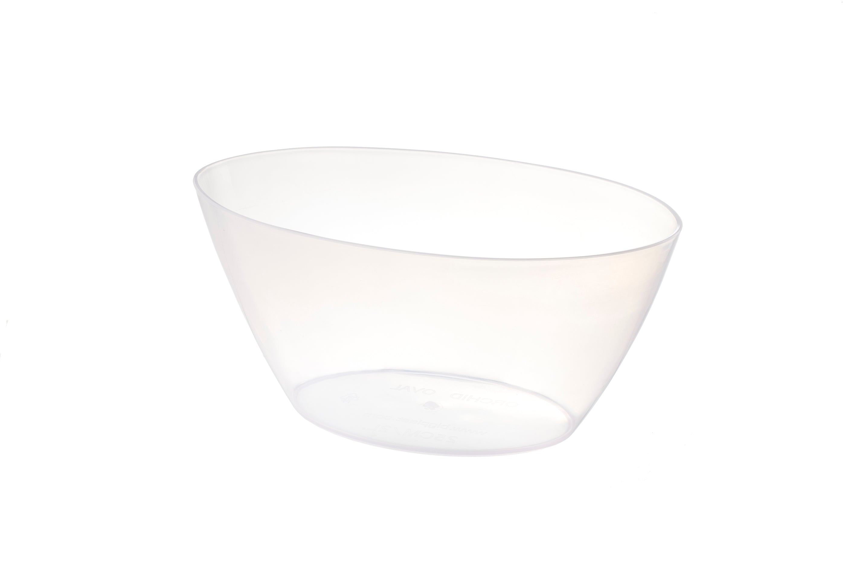 VASO OVALE LIGHT CRYSTAL 25CM COLORE A SCELTA