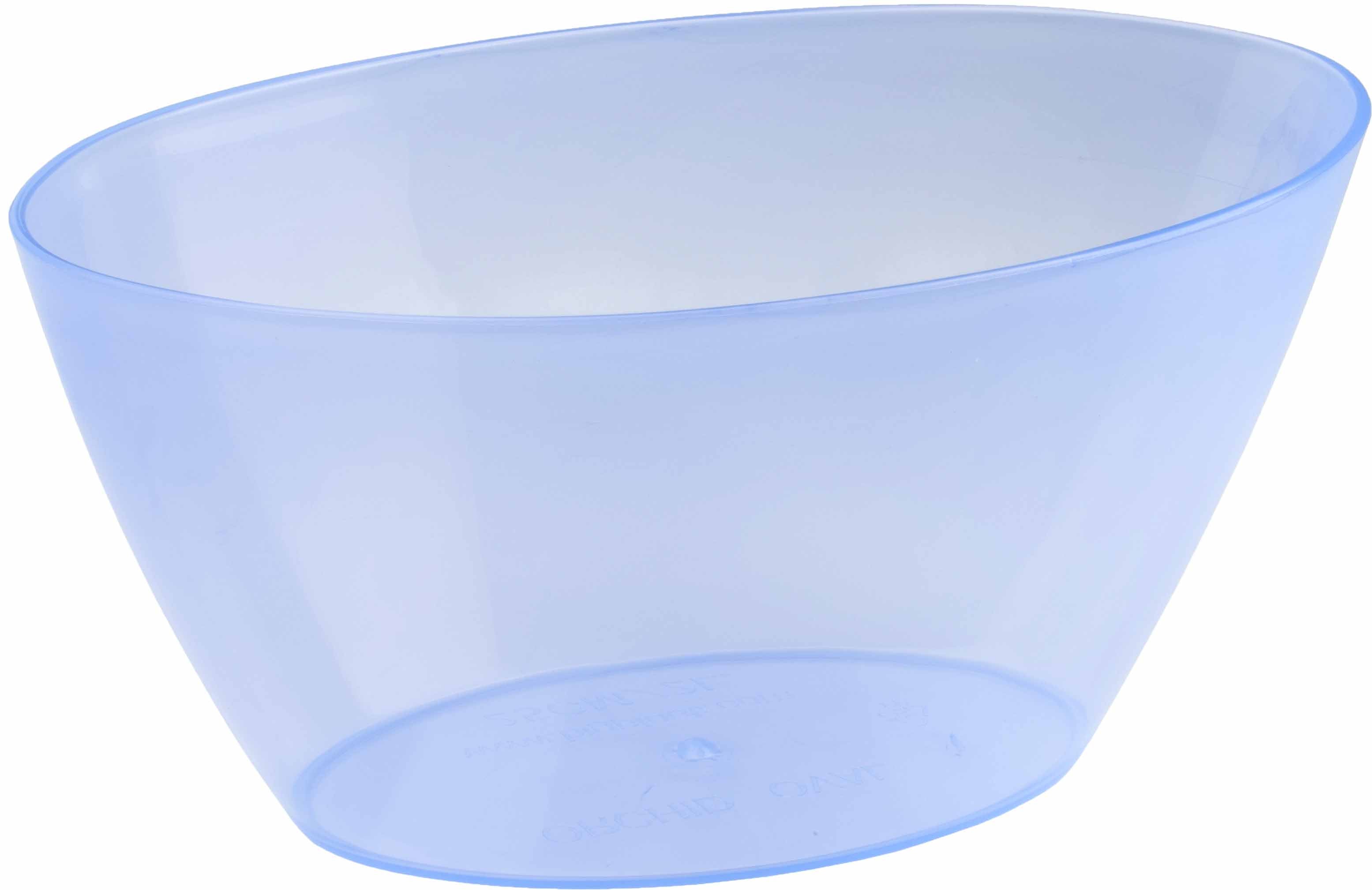 VASO OVALE LIGHT CRYSTAL 40CM COLORE A SCELTA
