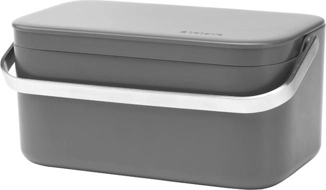 CONTENITORE PER RIFIUTI ORGANICI GRIGIO SCURO