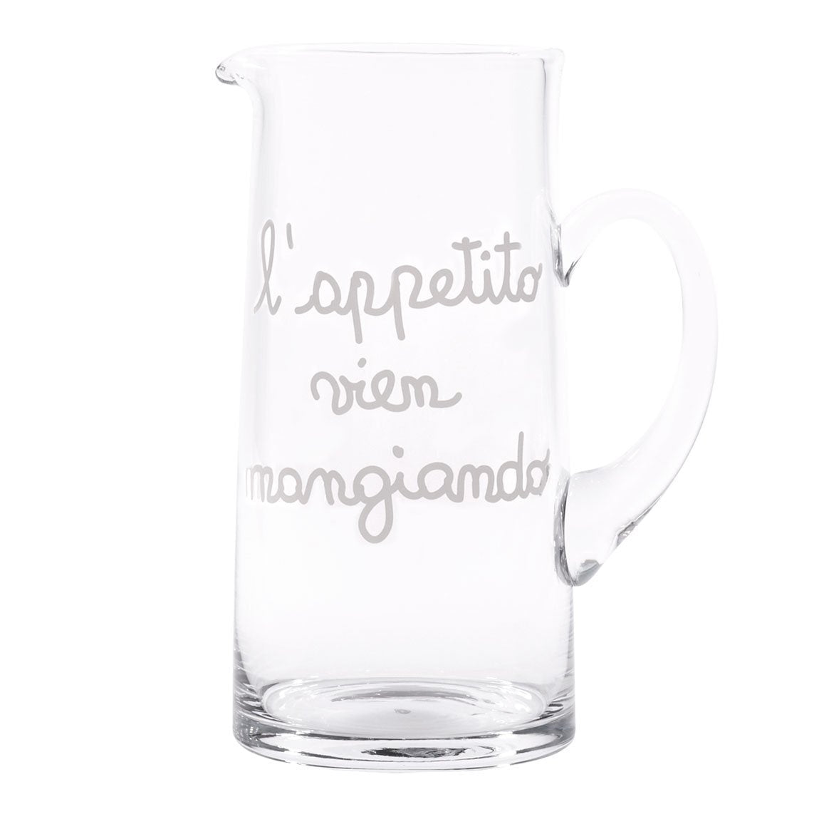Brocca L'Appetito vien Mangiando 1.2 litri decoro bianco Simple Day