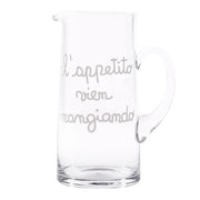 Brocca L'Appetito vien Mangiando 1.2 litri decoro bianco Simple Day