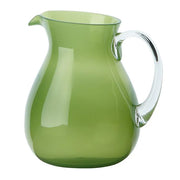BROCCA CON MANICO PICCOLA IN VETRO 1LT VERDE LIMONE