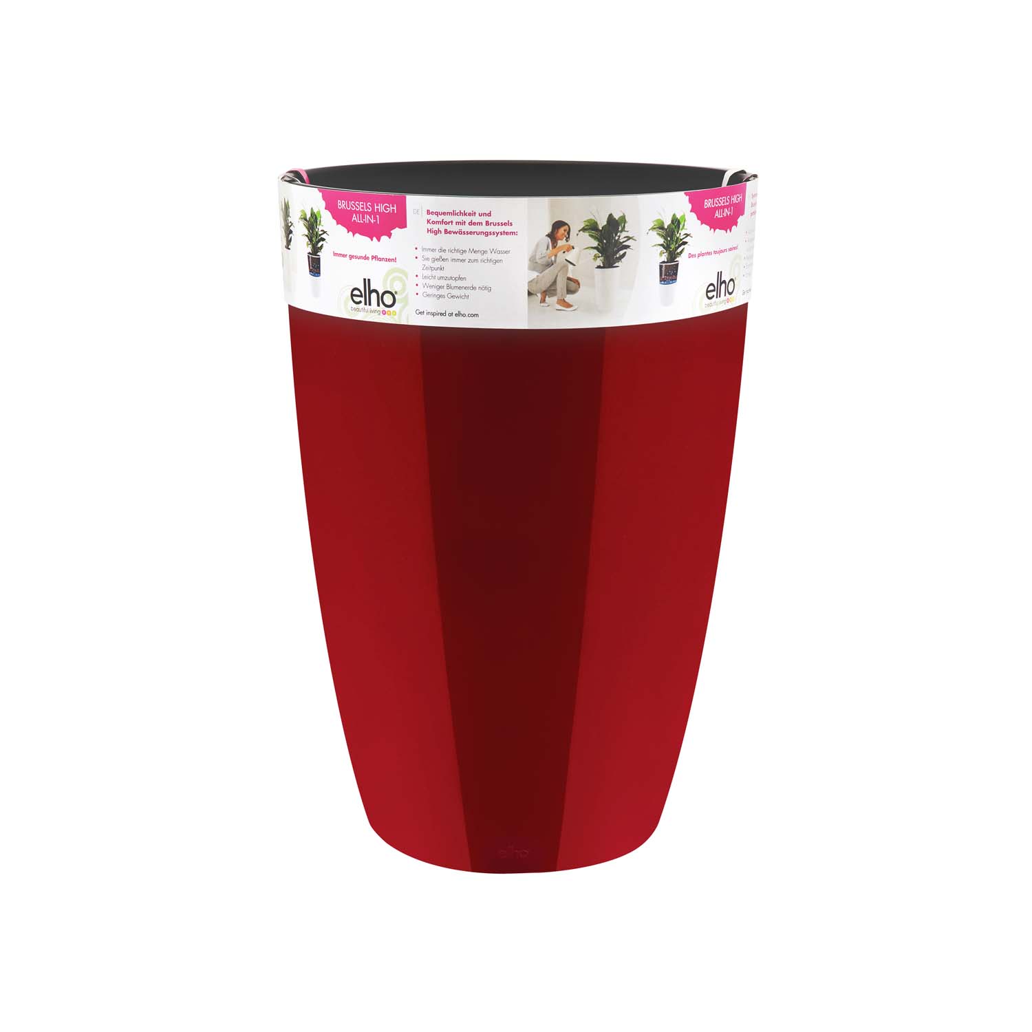 VASO BRUSSELS DIAMOND ROUND HIGH ALLIN1 27CM COLORE A SCELTA