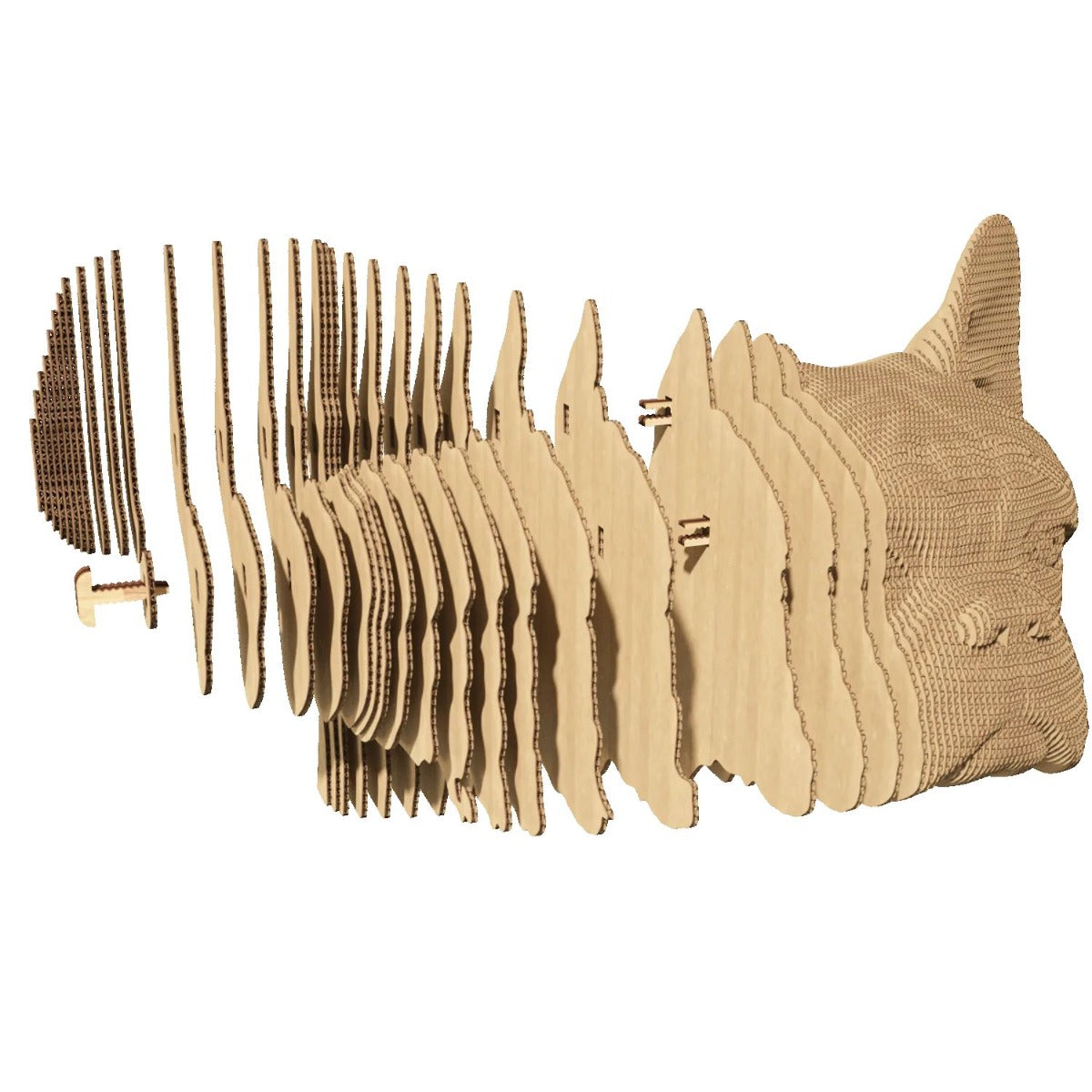 PUZZLE 3D BULLDOG CARTONIC
