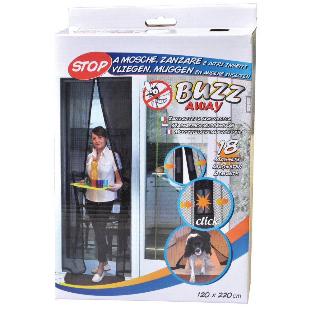 ZANZARIERA BUZZ AWAY PER PORTE 120X220 CM